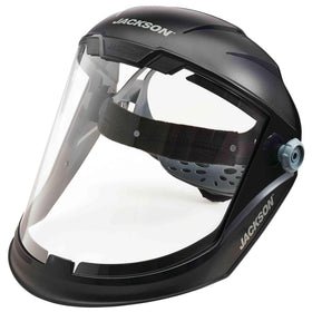 Jackson Safety MaxVIEW quick-fit rear swivel band ensures a secure fit
