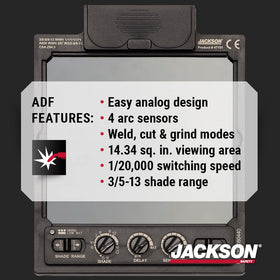 Jackson Safety Premium Graphic Hood closed faceplate provides full protection with comfortable fit.