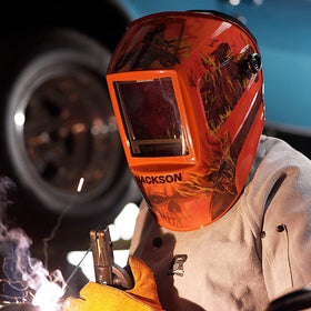 Jackson Safety Premium Graphic Hood ultra-lightweight design supports all-day use.