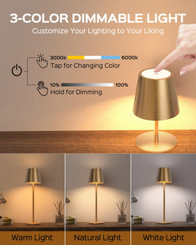 JACKYLED lamp offers 10–24 hours runtime depending on brightness