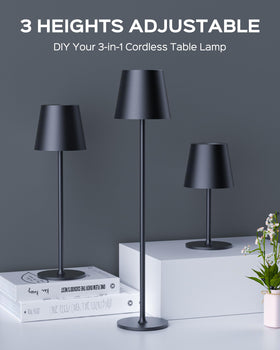 JACKYLED eye-care table lamp presents true colors for vibrant dining visuals