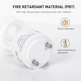 JACKYLED GU24 CFL 13W bulb - packaging shot, two-pack value for replacement needs.
