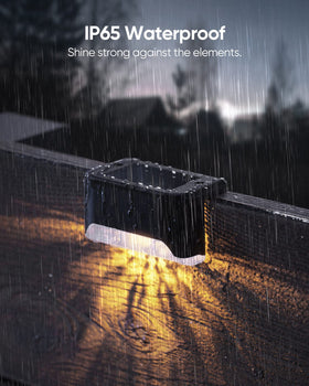 JACKYLED solar-powered lights with no wiring for easy installation.