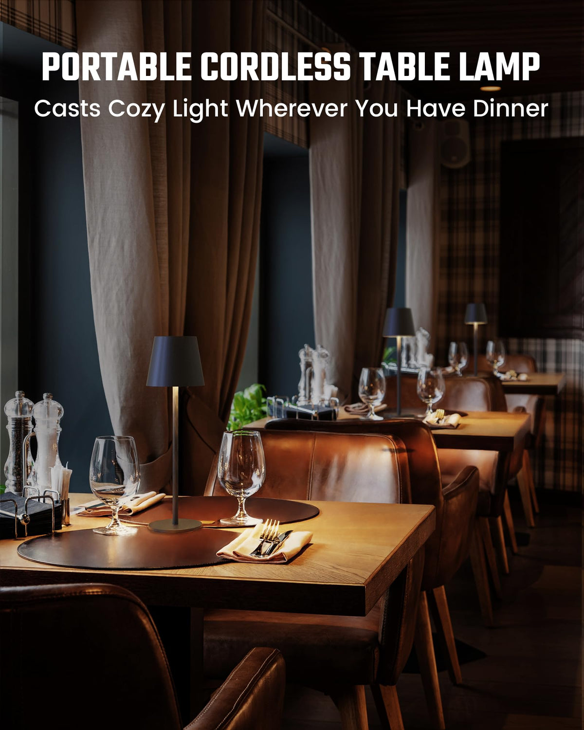 JACKYLED waterproof table lamp designed for damp environments