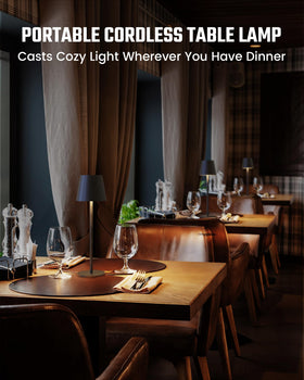 JACKYLED waterproof table lamp designed for damp environments