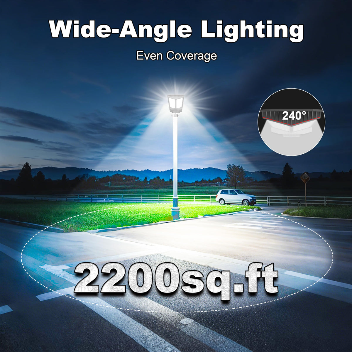Jadisi IP67 waterproof design protects against rain for year-round outdoor use.