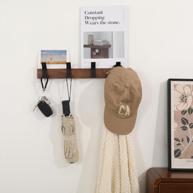 Jadorn 45-degree angle design coat hooks prevent items from slipping off.