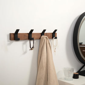 Jadorn rustproof walnut wood and black aluminum construction for daily use.