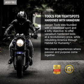 Jaeger compact tool kit-ready wrench aids professional tasks.
