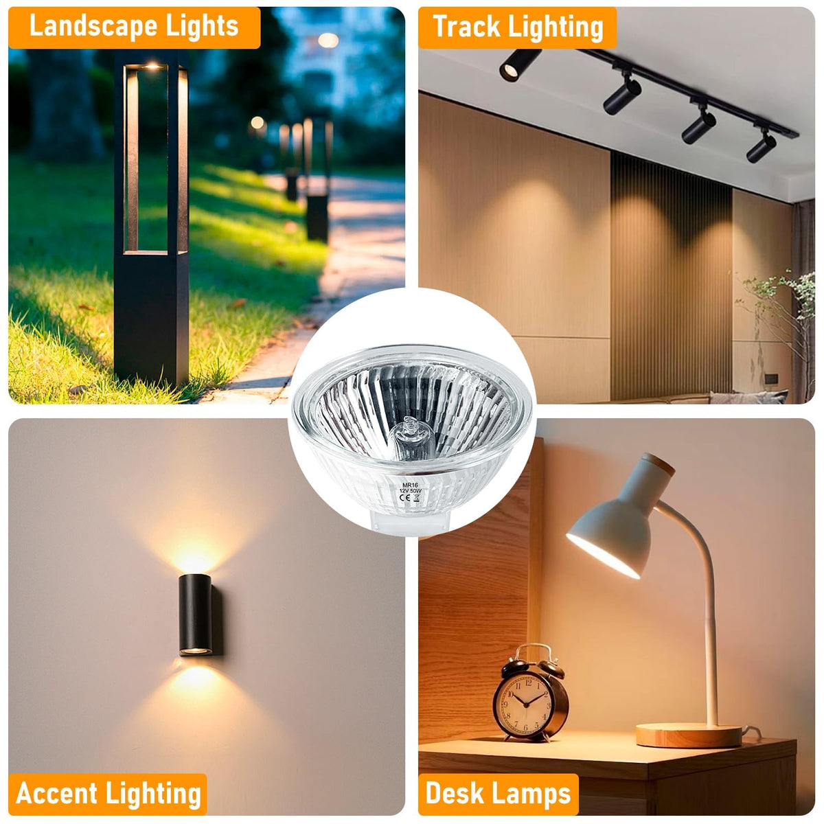 Jaenmsa MR16 landscape/track replacement bulb for spotlighting specific areas