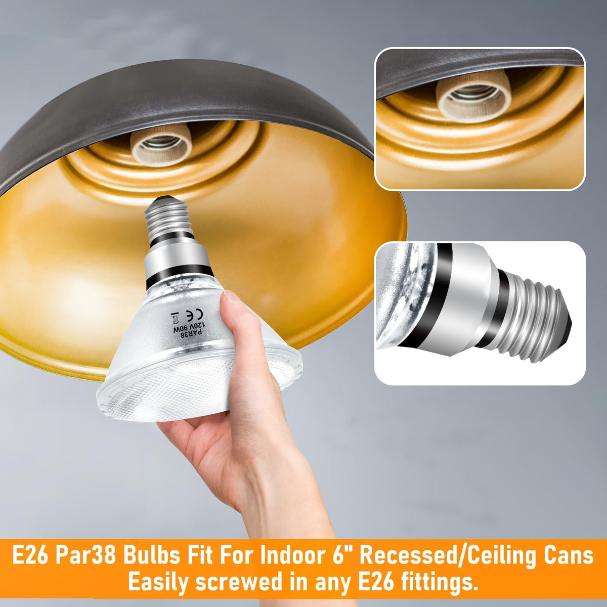 Jaenmsa PAR38 2700K warm white creates inviting residential lighting