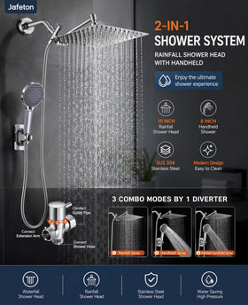 Jafeton handheld spray combo for flexible rinsing and targeted cleaning.