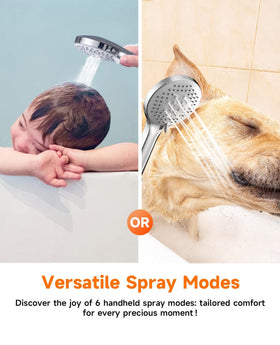 Jafeton reinforced shower hose minimizes leaks during use.