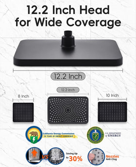 Jafeton Starry Sky 3-in-1 system switches between rainfall, handheld, or both