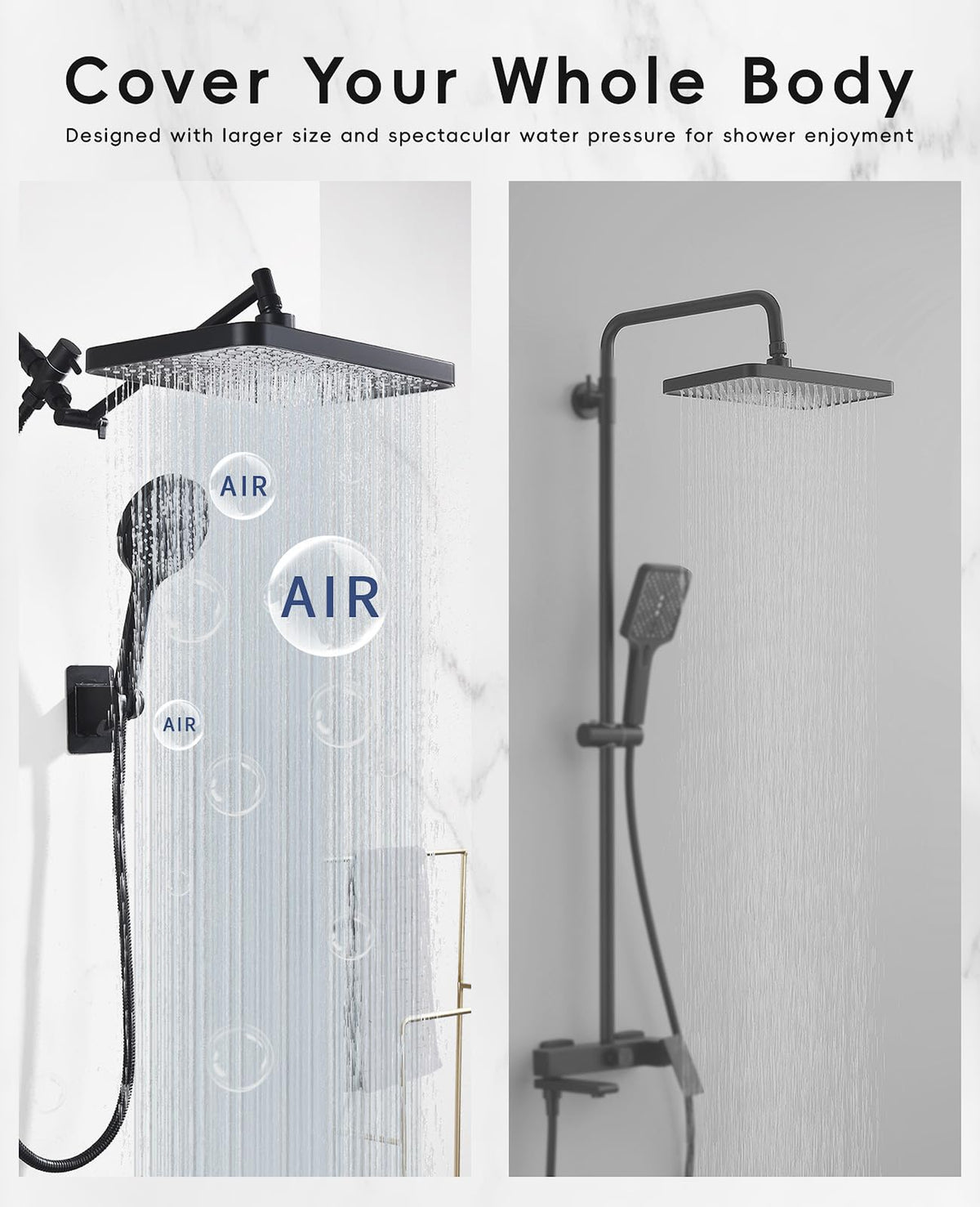 Jafeton Starry Sky handheld spray offering versatile showering with four patterns