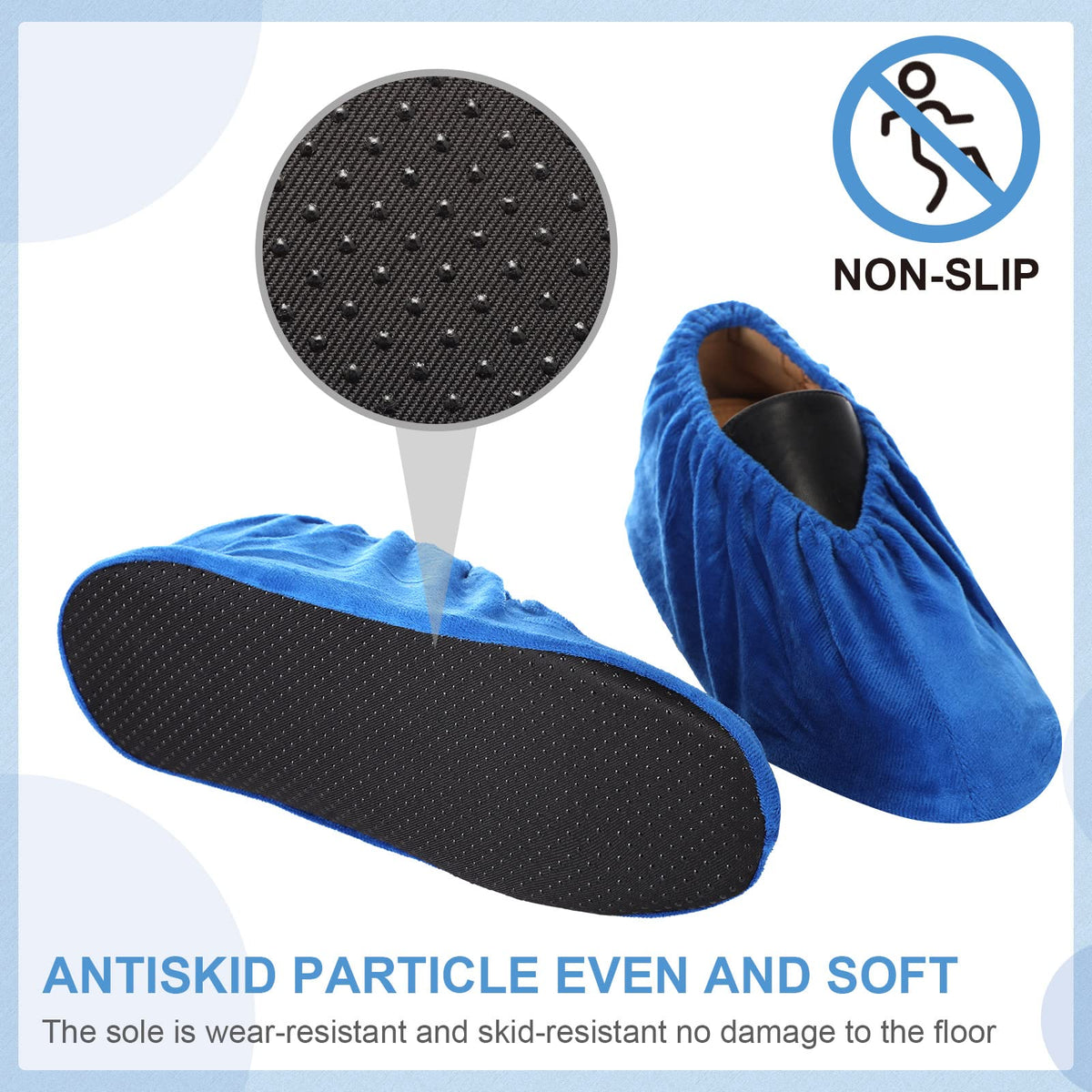 JaGely washable, reusable shoe covers help reduce waste and save costs.