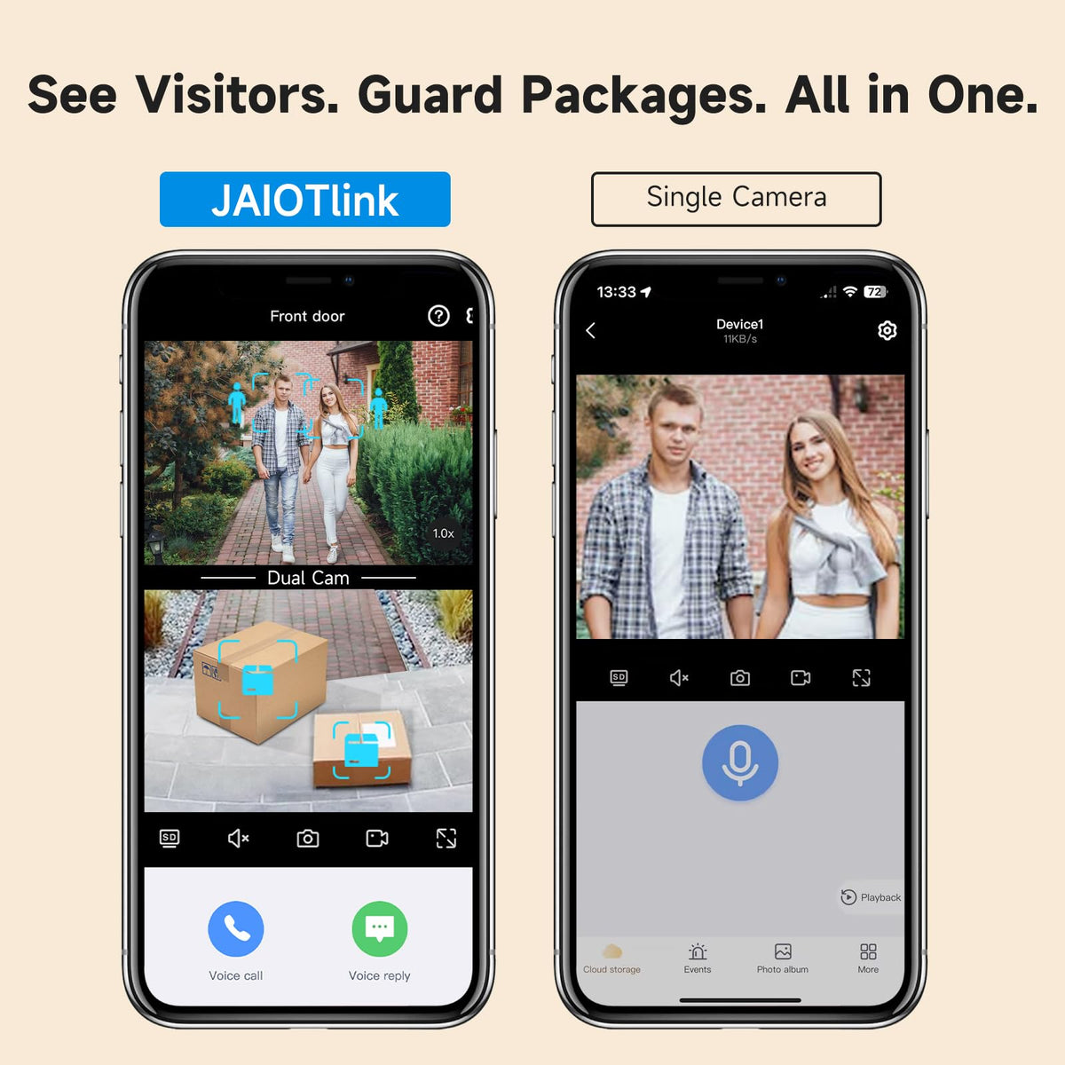 JAIOTlink dual antennas ensure stable 2.4/5G WiFi for smooth streaming