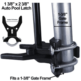 Jake Sales Pool Gate Latch reversible usage for both sides