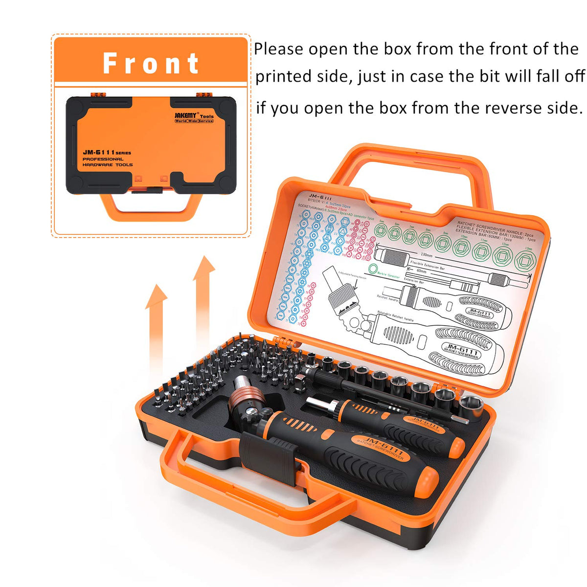 JAKEMY toolkit supports furniture, car, and electronics maintenance.