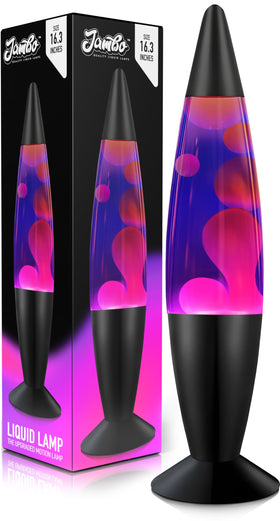 JAMBO beautiful lamp blue purple wax movement creates ambient lighting for any room