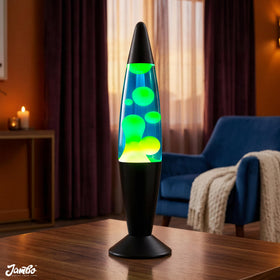 JAMBO desk lamp with liquid motion sparks focus and interest.