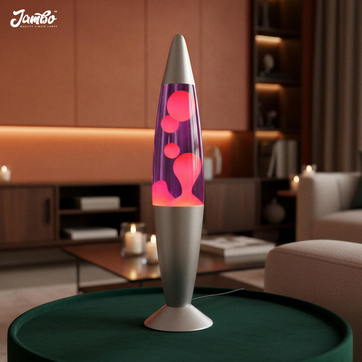 JAMBO liquid lamp calming motion aids relaxation and focus