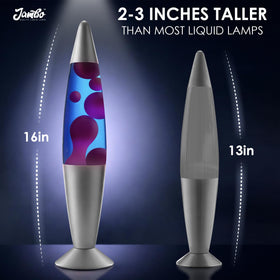 JAMBO liquid lamp night light gently brightens bedrooms.