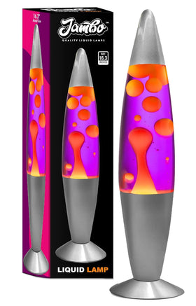 JAMBO Liquid Lamp purple wax motion creates calming ambient glow for any room.