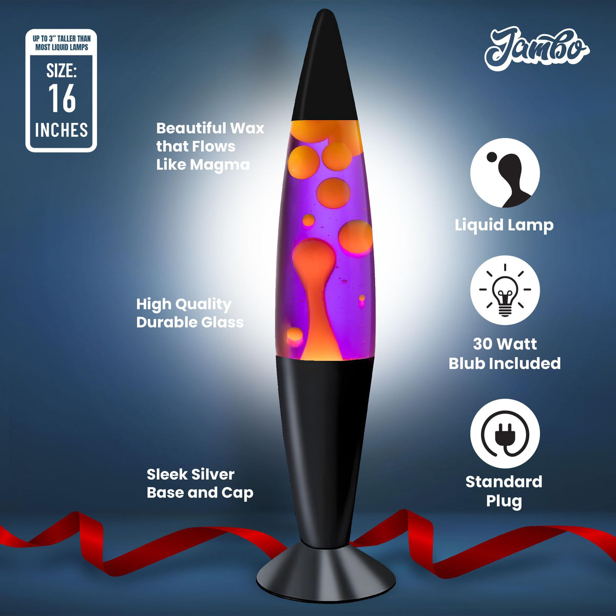 JAMBO living room lamp provides soft, decorative illumination.