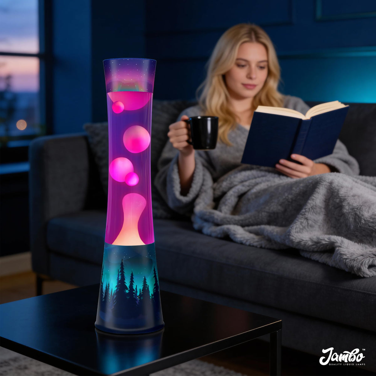 JAMBO motion lamp on desk demonstrates versatile placement