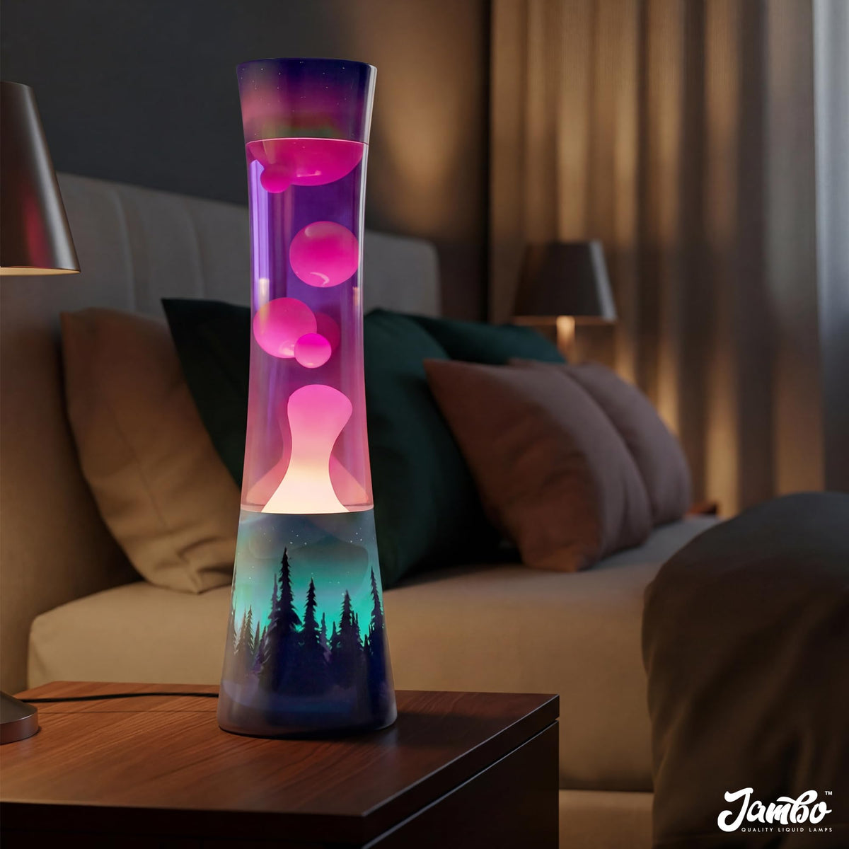 JAMBO nightlight for teens featuring calming liquid motion