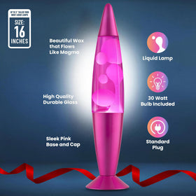 JAMBO pink wax calm light enhances mood in any room.