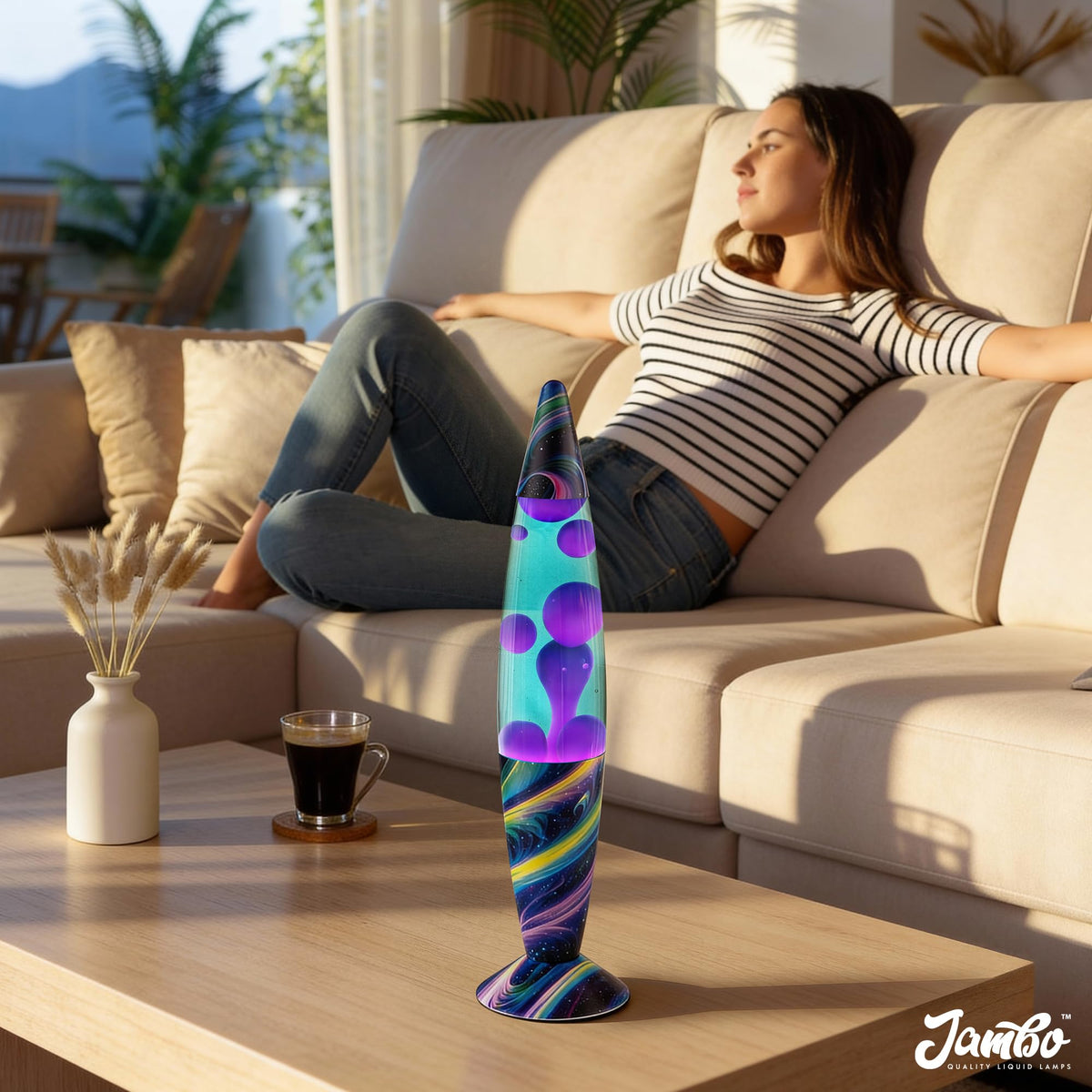 JAMBO stress-relief light aids mindful moments during busy days.