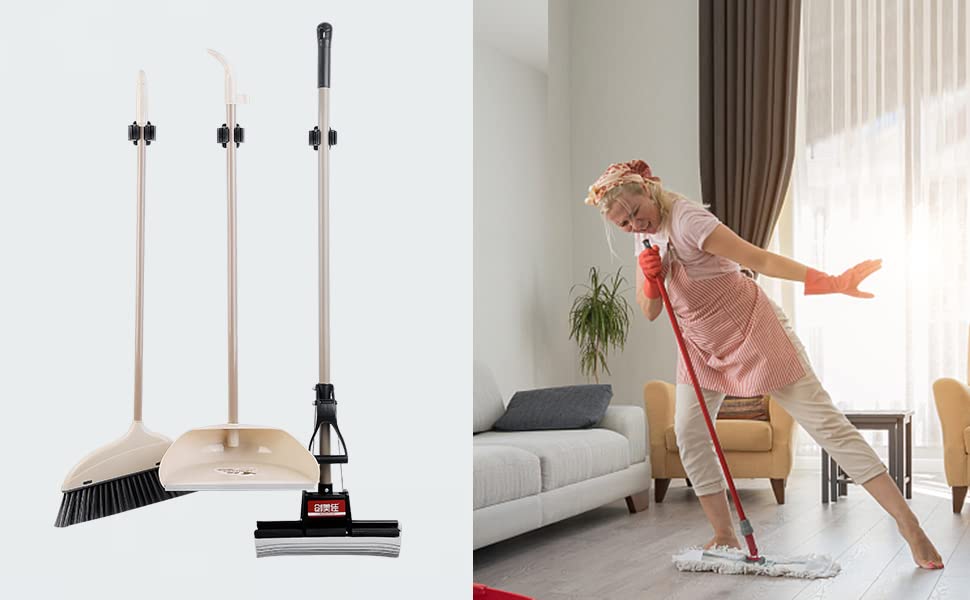 JAMEND CLXP 30-pound capacity supports heavy brooms, mops, and garden tools