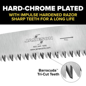 Jameson Barracuda 13-inch blade detail and profile.