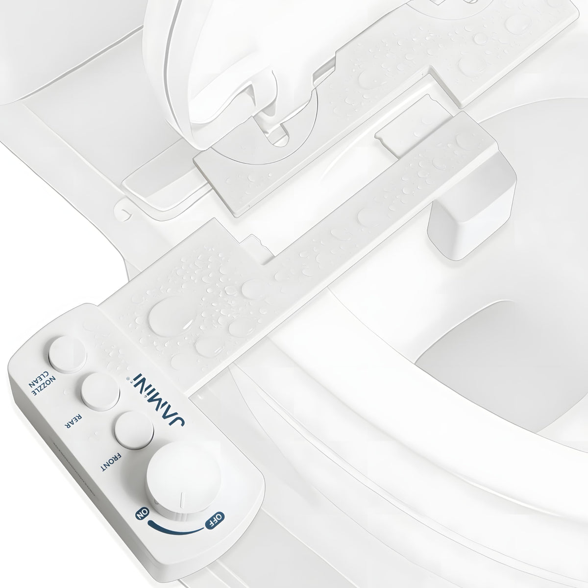 Jamini Ultra-Slim Bidet rear wash for refreshing cleanse after use.