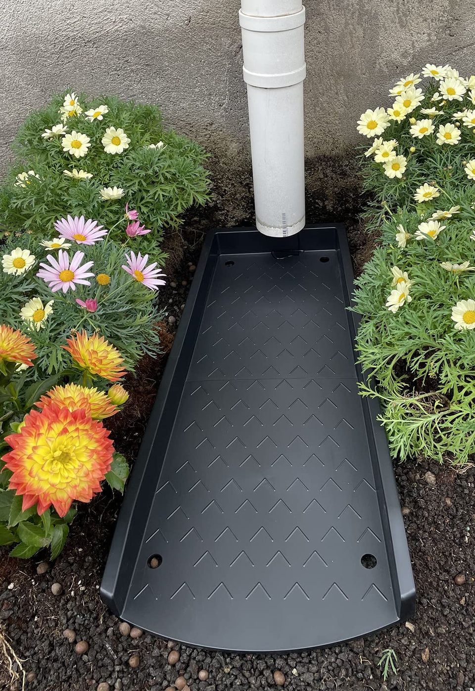 Jamphaza 2Pack Downspout Extensions direct rainwater away from home