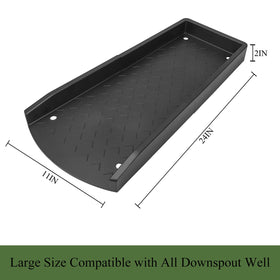 Jamphaza Rain Gutter Splash Block showcases durable weatherproof design