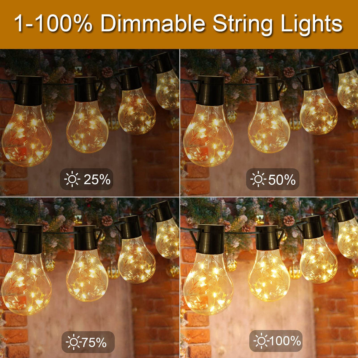 Janchs decorative string lights suitable for indoor and outdoor decor