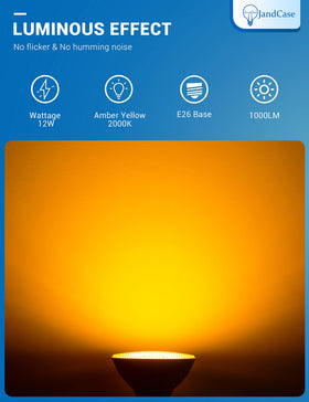 JandCase 1000-lumen warm outdoor light for evenings
