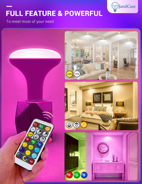 JandCase BR30 dual memory remote retains last color and brightness settings