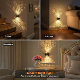 JandCase night light adds festive ambience for holidays and parties.