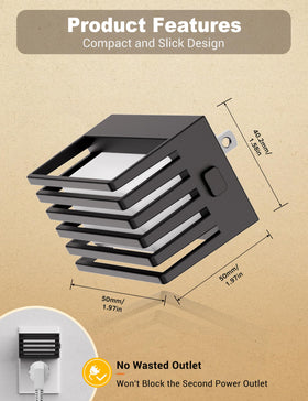 JandCase night light ideal for bedrooms, bathrooms, kitchens, and hallways.