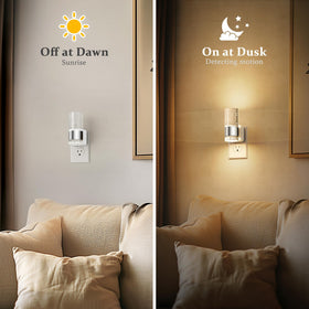 JandCase auto night light uses a sensor to turn on in dim rooms.