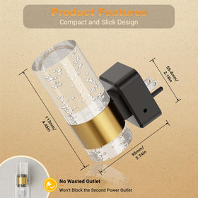 JandCase night light dimmable control lets you set the perfect brightness for any space.