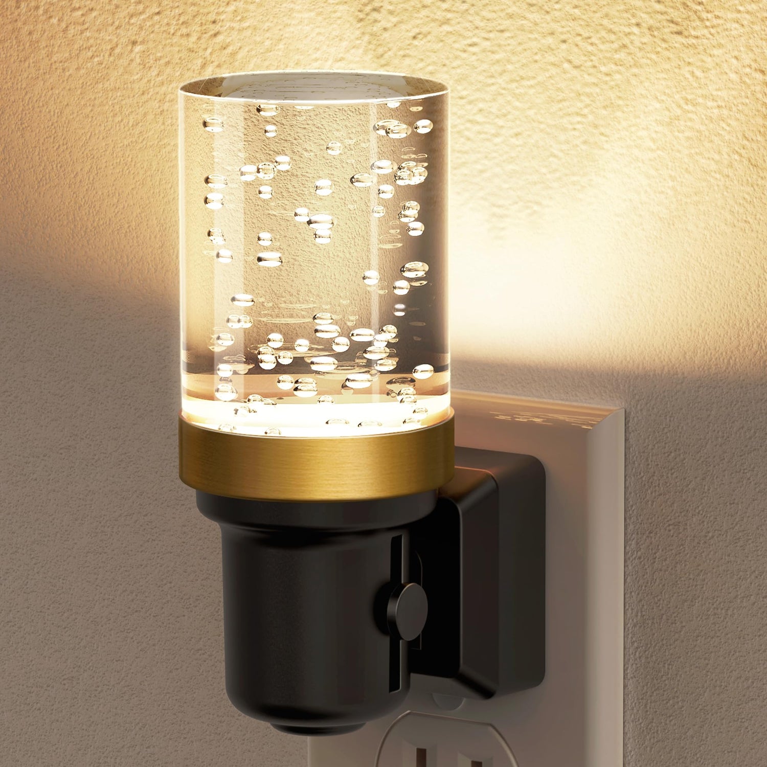 JandCase Night Light front view with soft glow for safe nighttime navigation