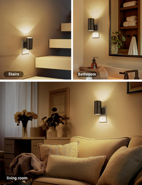 JandCase Night Light versatile placement for bedrooms, hallways, bathrooms, nurseries