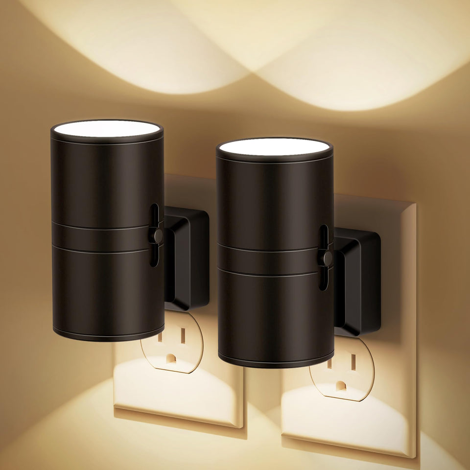 JandCase night light plug-in adjustable brightness for personalized glow.