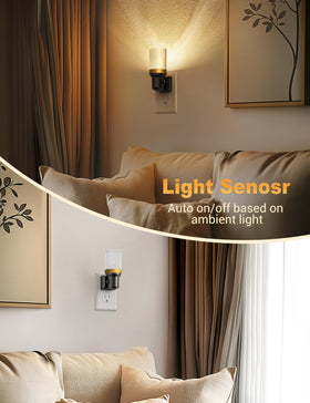 JandCase Night Light wall plug design for easy plug-in setup in any room