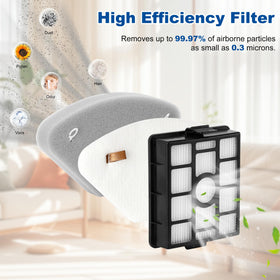 Janedtcyy cleaning brush visual: easy attachment for thorough filter care and debris removal.